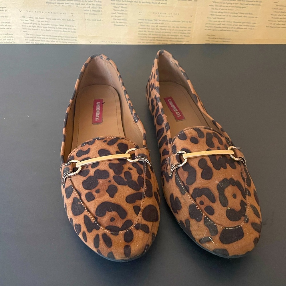 Leopard Print Loafers